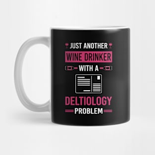 Wine Drinker Deltiology Postcard Postcards Mug